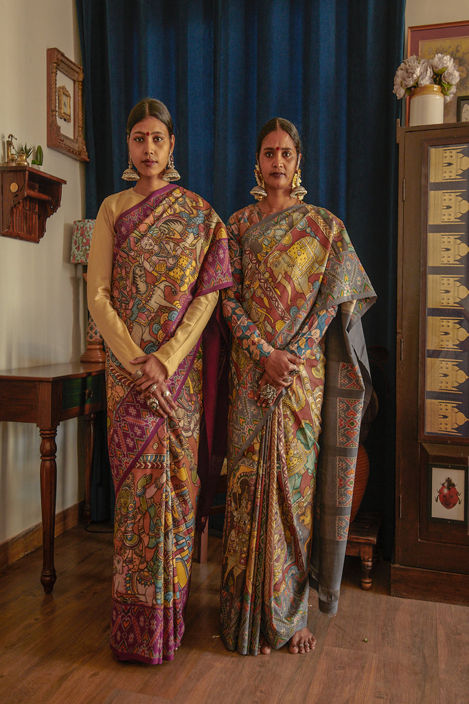 How to wash and take care of Kalamkari sarees?