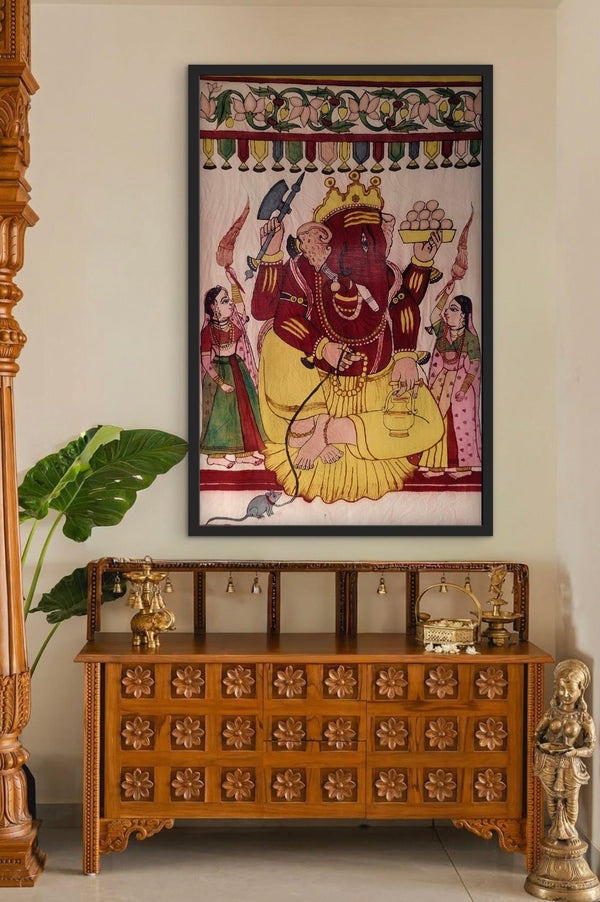 authentic handmade pen kalamkari artwork