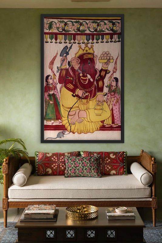 authentic hand painted pen kalamkari artwork