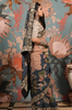 Authentic hand painted pen kalamkari silk saree