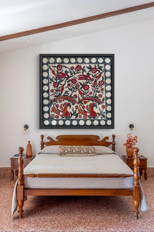 Authentic Handpainted Pen Kalamkari wall art