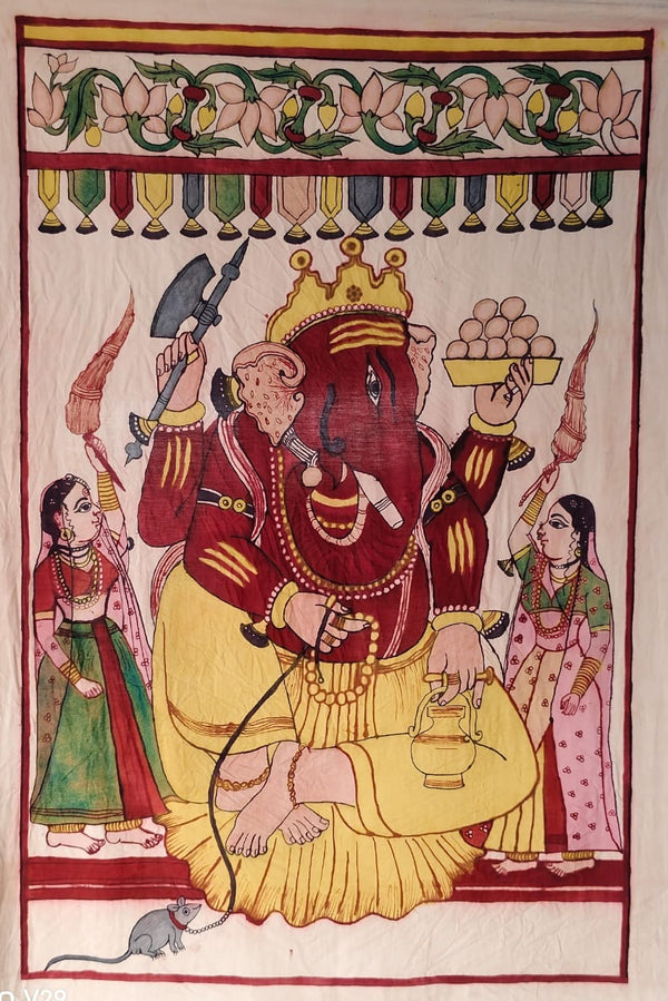 authentic hand painted pen kalamkari artwork