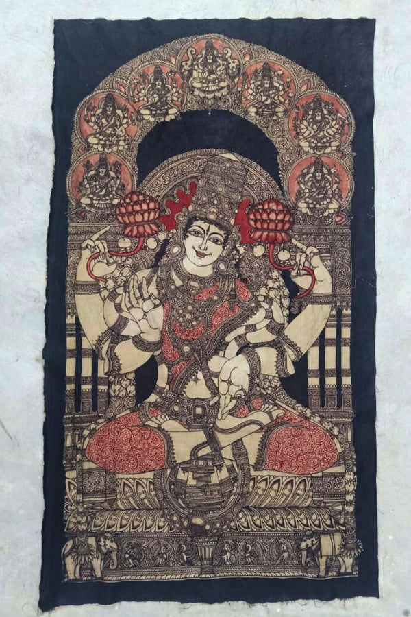 hand painted real pen kalamkari wall painting