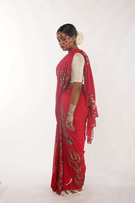 designer wedding wear saree