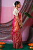 handwoven, hand embroidered kanjiveram silk saree