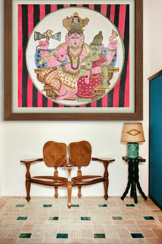  hand painted real pen kalamkari wall painting 