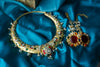  Nawratan (multicoloured) handcrafted jewellery set made in silver 