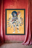 Authentic hand painted pen Kalamkari wall art 
