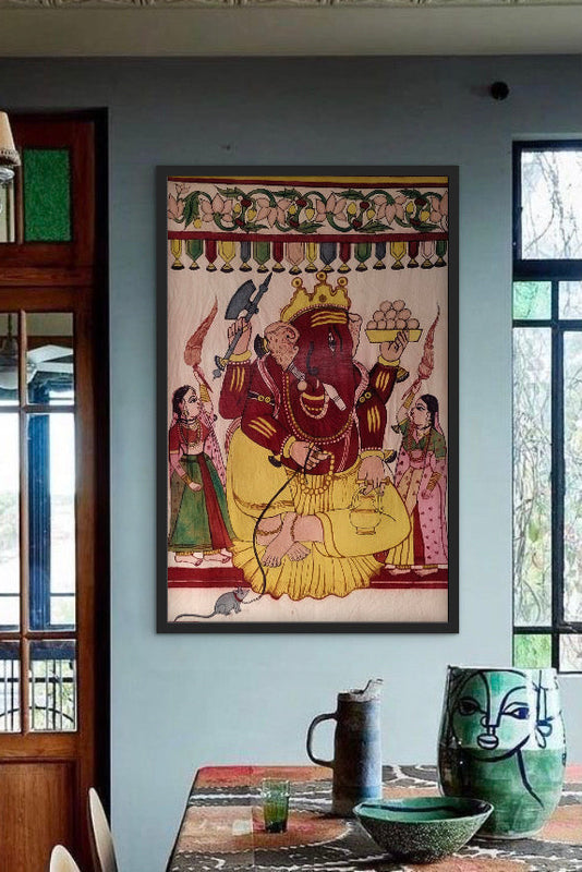 authentic hand painted pen kalamkari artwork