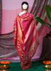 handwoven, hand embroidered kanjiveram silk saree