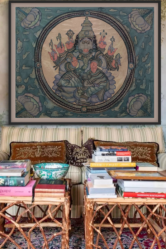 Authentic Handpainted pen kalamkari wall art 