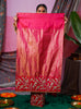 handwoven, hand embroidered kanjiveram silk saree