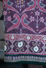 Close up of an authentic hand embroidered patola silk saree