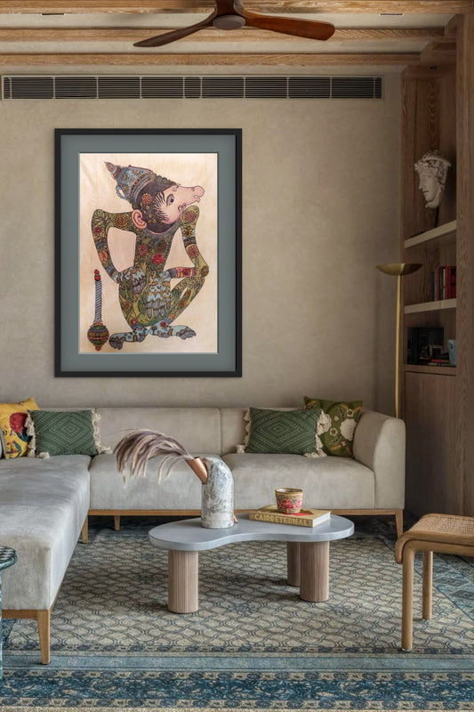 hand painted real pen kalamkari wall painting
