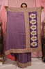 Handcrafted embroidered benarsi tussar silk saree
