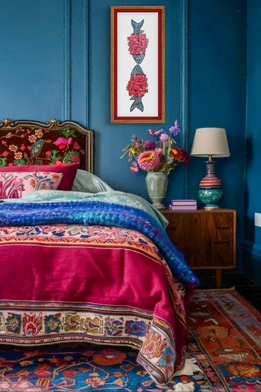 Authentic Handpainted Pen Kalamkari Wall Art