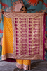 Handcrafted designer embroidered benarsi silk saree by Ayush Kejriwal