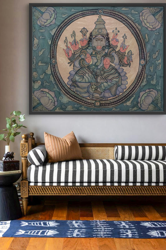 Authentic Handpainted pen kalamkari wall art 