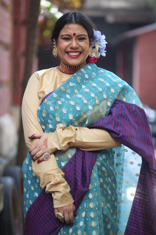 Handwoven Banarasi silk saree