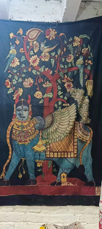 hand painted real pen kalamkari wall painting