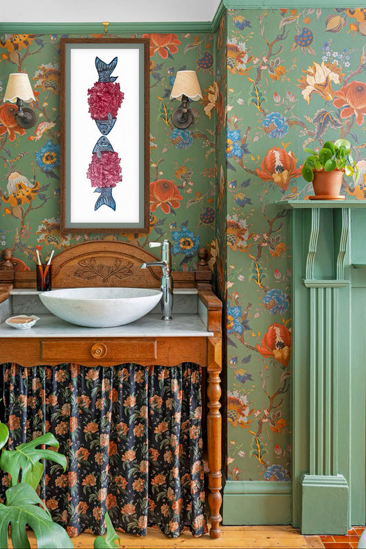 Authentic Handpainted Pen Kalamkari Wall Art 