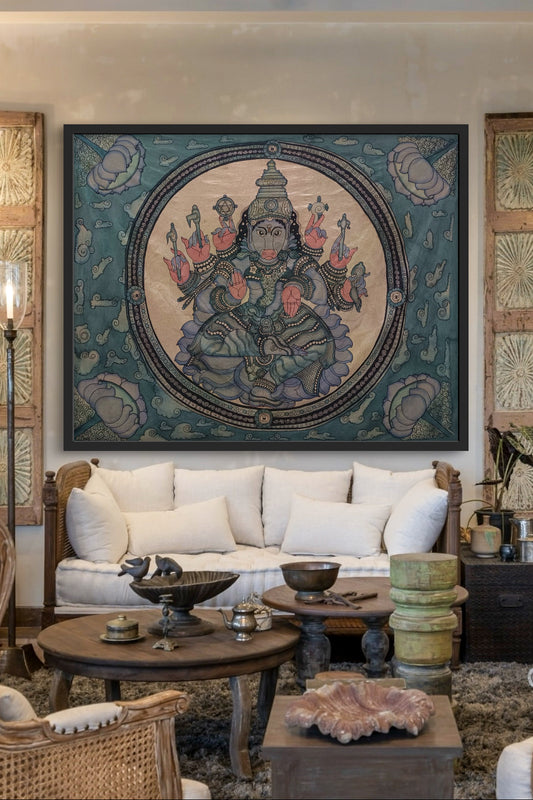 Authentic Handpainted pen kalamkari wall art 