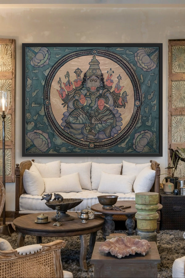 Authentic Handpainted pen kalamkari wall art 