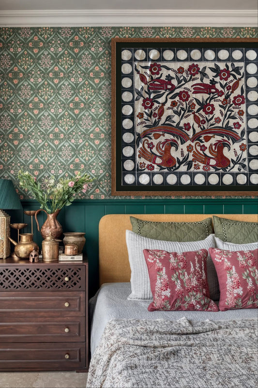 Authentic Handpainted Pen Kalamkari wall art