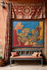 Handpainted Pen Kalamkari wall art 