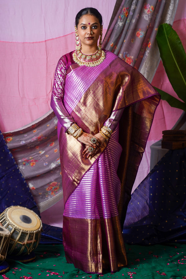 Handwoven Kanjiveram silk saree