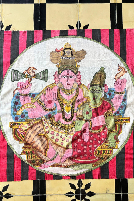  hand painted real pen kalamkari wall painting 