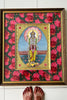 beautiful handcrafted gold Tanjore painting of Lord Vishnu made by master artists for The Ayush Kejriwal Art Project.