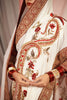 Hand embroidered wedding wear saree