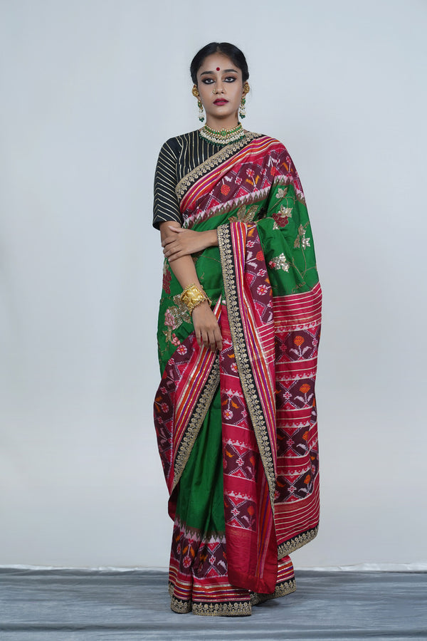 Designer patola silk saree