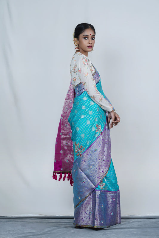 Authentic designer wedding wear kanjiveeram sarees