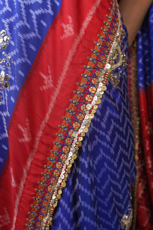Designer patola silk saree, Indian wedding wear