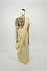 Handwoven Kanjeveeram silk saree, Designer Ayush Kejriwal 