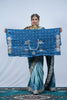 beautiful handcrafted lehariya bandhani saree
