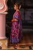 Handcrafted embroidered patola silk saree 