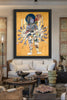 Authentic hand painted pen Kalamkari wall art 