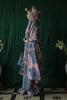 Authentic hanpainted pen Kalamkari silk dupatta