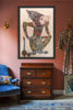 hand painted real pen kalamkari wall painting
