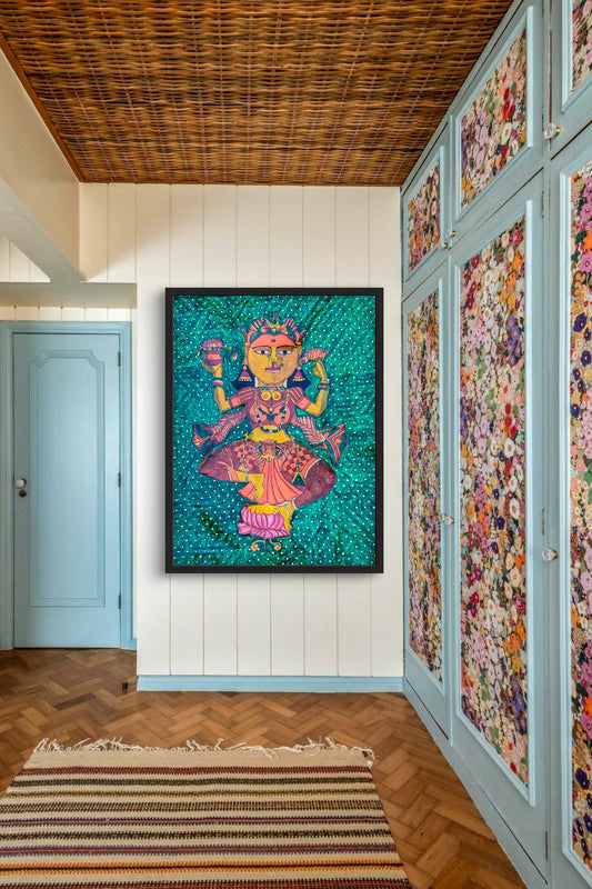 Handcrafted Thodu Bommalata Artwork