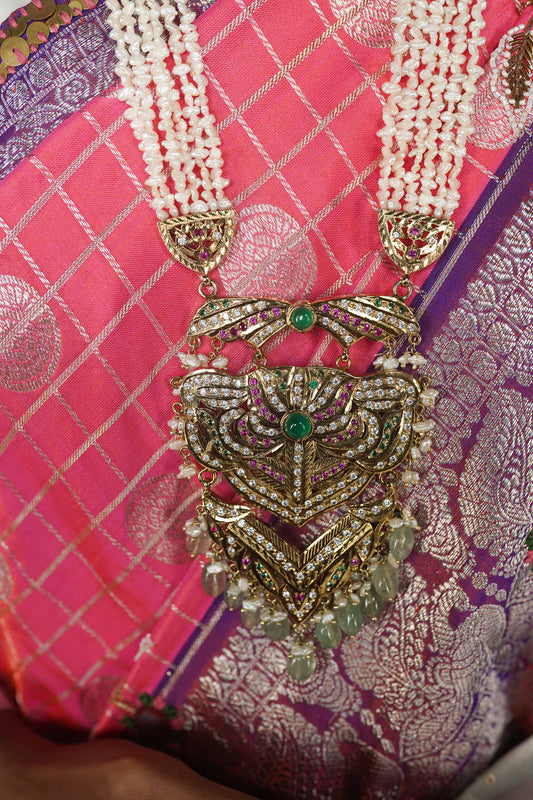 Handcrafted Indian silver wedding wear jewellery