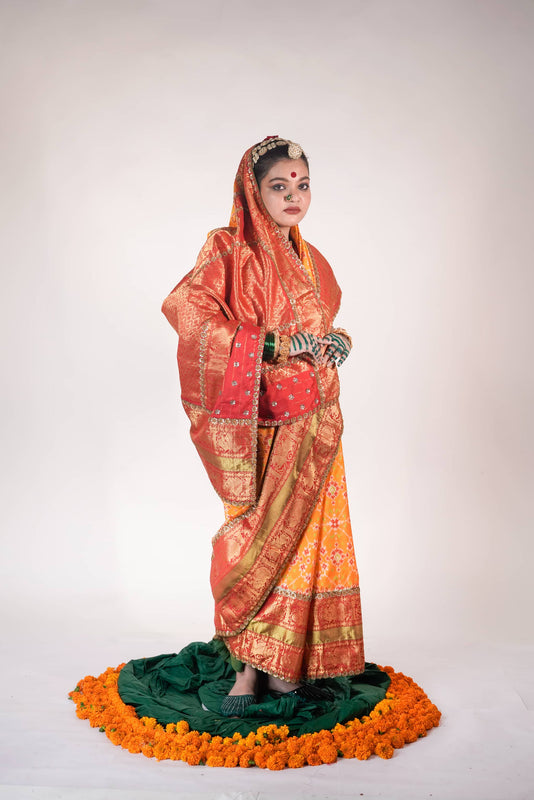 Patola silk saree by Ayush Kejriwal