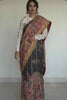 Kalamkari silk sarees by Ayush Kejriwal