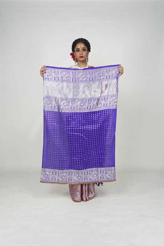 Kanjeevaram silk saree blouse piece 
