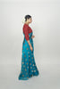 Partywear embroidered silk sarees