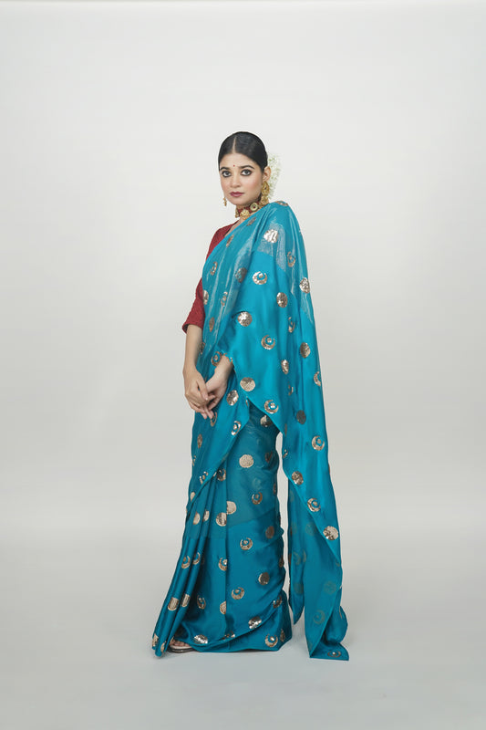 Designer Partywear saree by Ayush Kejriwal