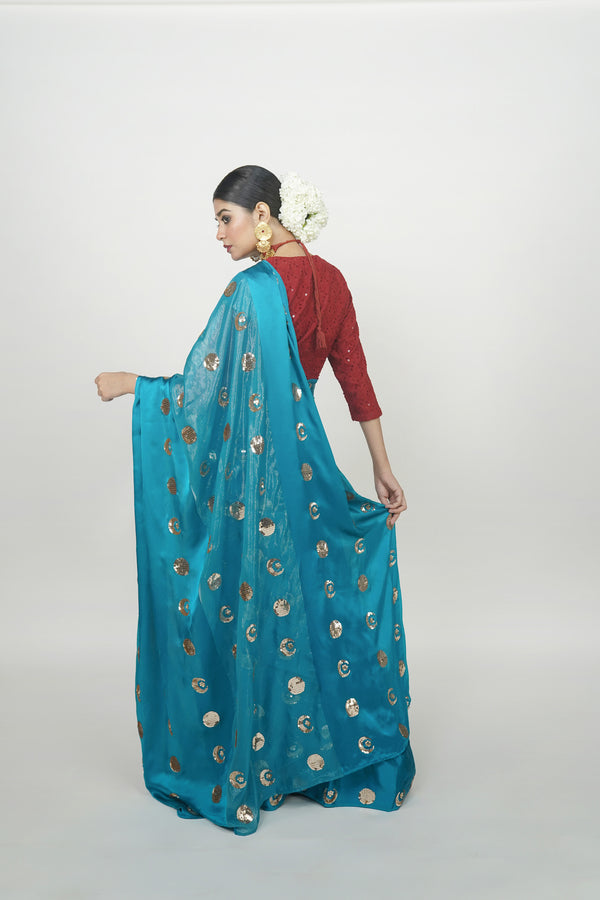 Designer wedding saree
